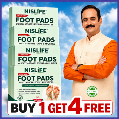 100% Herbal & Gentle Ingredient Weight Lose Foot Pads NT ( Pack Of 5 = 50pc)
