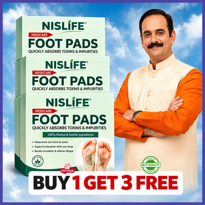 100% Herbal & Gentle Ingredient Weight Lose Foot Pads NT ( 50 PATCHES -BUY 1 GET 3 FREE)